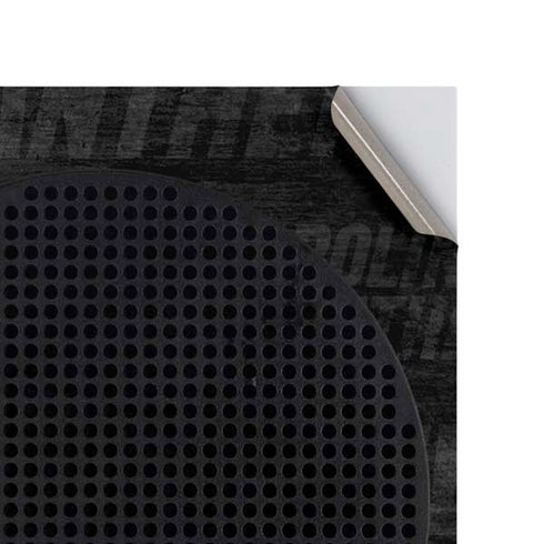 NFL Carolina Panthers Black & White Xbox Series S Console Skin
